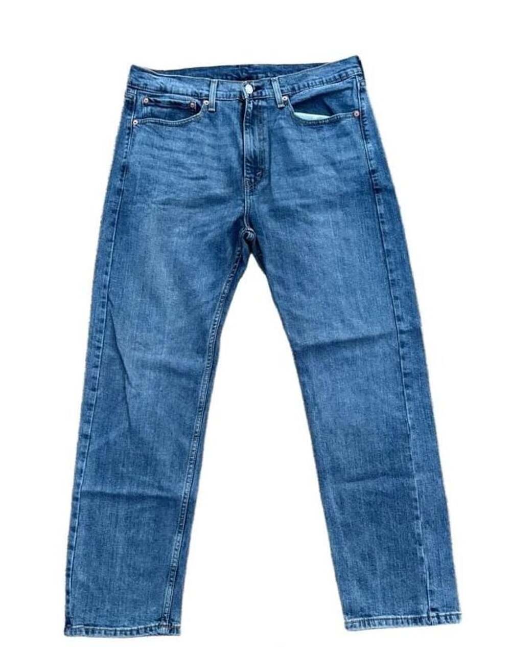 Levi's 505 Regular Fit Jeans Size W34 L30 Medium Wash Denim